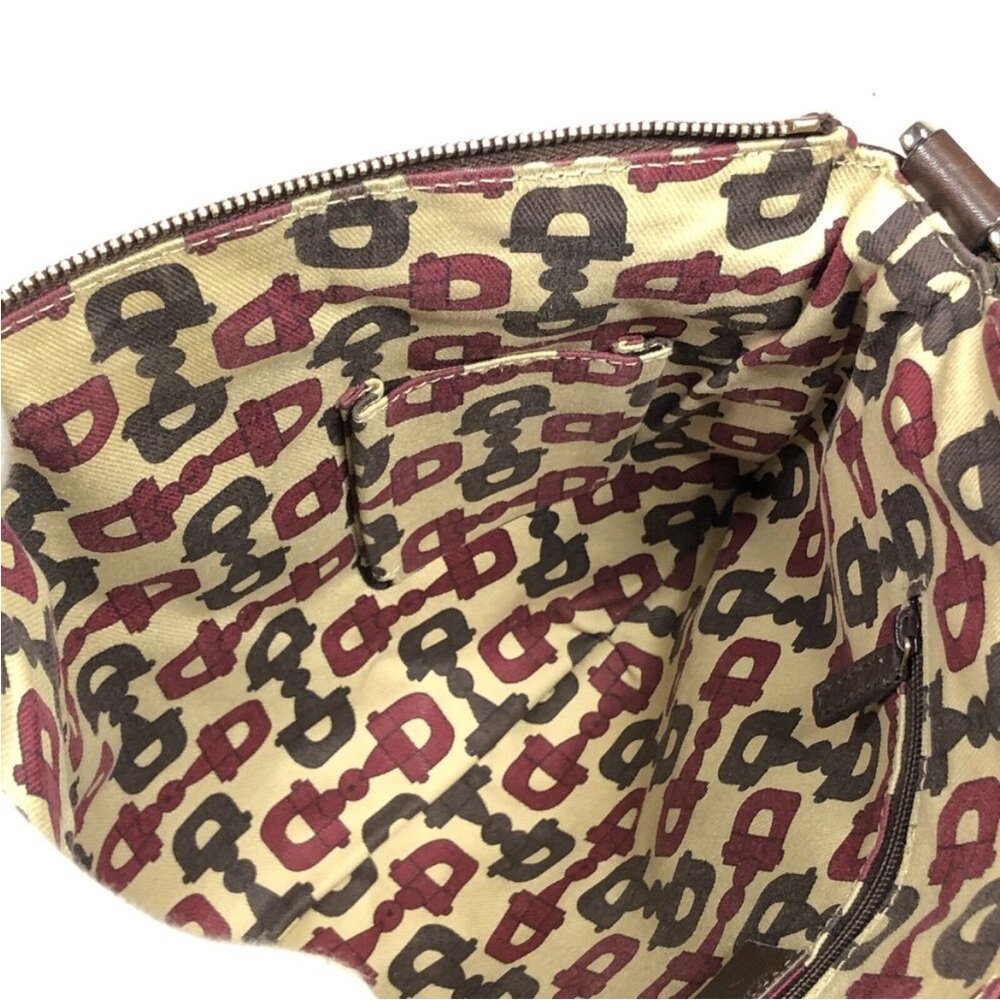 Gucci Brown Monogram Crossbody Bag - Picture 14 of 15